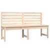 vidaXL Banc de jardin 157,5 cm bois massif de pin