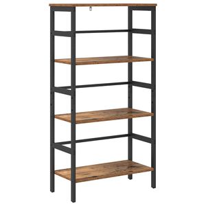 vidaXL &Eacute;tag&egrave;re 3 niveaux 60 x 29,5 x 115 cm Bois d'ing&eacute;nierie