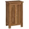 vidaXL Panier &agrave; Linge Naturel 35 x 25 x 60 cm Bois de teck massif