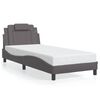 vidaXL Cadre de lit Viana sans matelas gris 80x200 cm similicuir