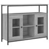 vidaXL Buffet sonoma gris 100x35x80 cm bois d'ing&eacute;nierie