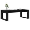 vidaXL Table Basse Ch&ecirc;ne noir 102 x 50 x 35 cm Bois d'ing&eacute;nierie