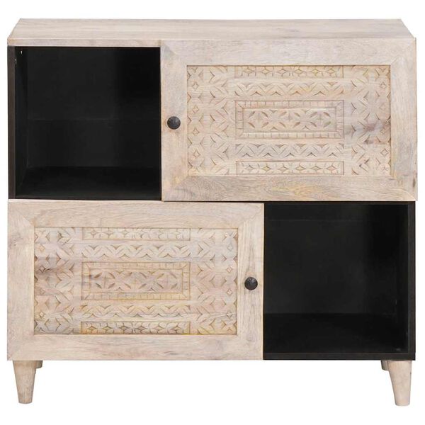 vidaXL Buffet Blanc 33,5 x 80 x 75 cm