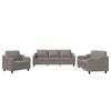vidaXL Ensemble de canap&eacute;s 3 pcs avec coussins Taupe Tissu