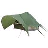 vidaXL Tente Teepee 5 personnes 5 personne Vert et gris