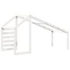 vidaXL Toit de lit pour enfants blanc 188x97x113 cm bois de pin massif