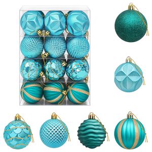 vidaXL Ensemble de boules de No&euml;l 36 pc Vert Diam. 6 cm Polystyr&egrave;ne