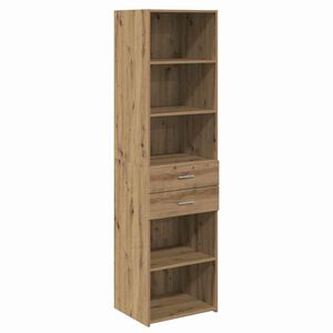 vidaXL Haut Armoire avec tiroir Ch&ecirc;ne artisanal 50 x 42,5 x 185 cm