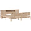 vidaXL Lit biblioth&egrave;que sans matelas 180x200 cm bois massif de pin