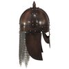 vidaXL Casque de guerrier viking antique pour GN Cuivre Acier