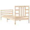vidaXL Cadre de lit sans matelas 90x200 cm bois de pin massif