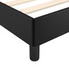 vidaXL Cadre de lit sans matelas noir 120x190 cm similicuir