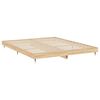 vidaXL Cadre de lit sans matelas ch&ecirc;ne sonoma 160x200 cm