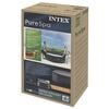 INTEX Housse de spa Gris fonc&eacute; 211 x 211 cm PVC et PU