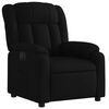 vidaXL Fauteuil inclinable &eacute;lectrique Noir Tissu