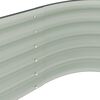 vidaXL Lit surélevé de jardin 160x80x44 cm Acier galvanisé Gris