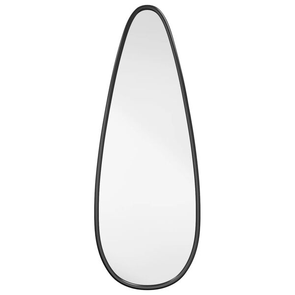 vidaXL Miroir mural Noir 40x15 cm