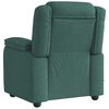 vidaXL Fauteuil de massage inclinable Vert fonc&eacute; Tissu