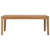 vidaXL Table de jardin 90,5x55,5x30,5 cm Bois de teck solide