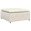 vidaXL Module central de canap&eacute; modulable avec coussins gris clair 100 cm