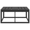 vidaXL Mobilier de jardin Noir Aluminium