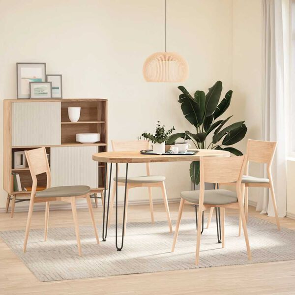 vidaXL Pieds en &eacute;pingle &agrave; cheveux pour consoles, lot de 4, anthracite, 72 cm, acier massif