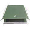vidaXL Tente familiale avec toit Vert et blanc 315 x 286 x 200 cm