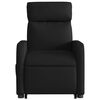 vidaXL Fauteuil de massage inclinable Noir Tissu