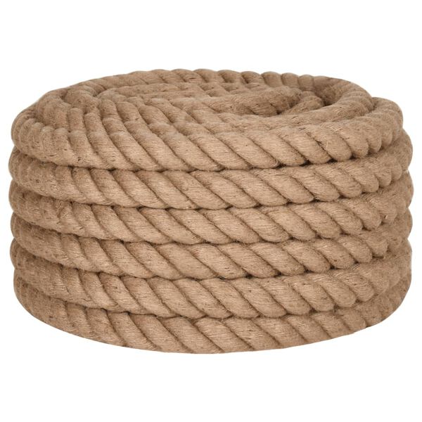 vidaXL Corde de jute 5 m de long 40 mm d'épaisseur