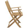 vidaXL Chaises pliables de jardin lot de 4 bois massif d'acacia