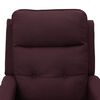 vidaXL Fauteuil inclinable Violet Tissu