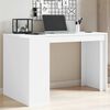 vidaXL Bureau blanc 123,5x73,5x75 cm bois d'ing&eacute;nierie