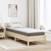 vidaXL Surmatelas Blanc 140 x 200 x 5.5 cm Tissu en Tricot