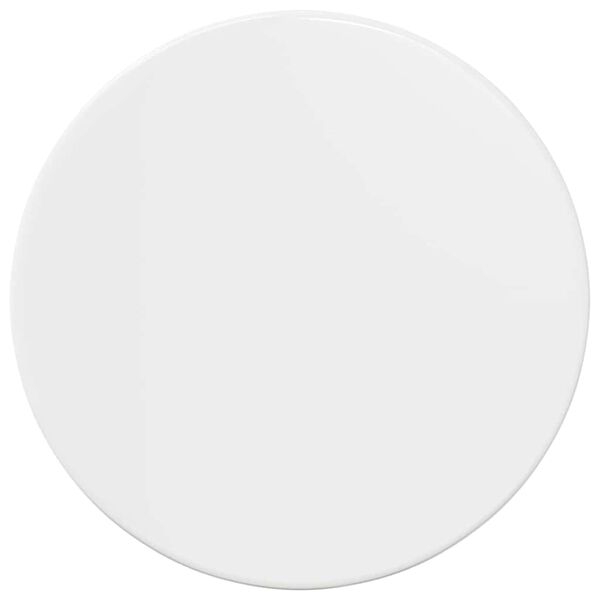 vidaXL Plateau de table Blanc brillant 40 x 40 x 1,5 cm