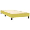 vidaXL Sommier &agrave; lattes de lit avec matelas Vert 90x190 cm Tissu