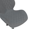 vidaXL Chaises pivotantes &agrave; manger lot de 4 Gris fonc&eacute; Velours