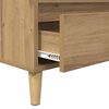 vidaXL Meuble TV avec tiroir Ch&ecirc;ne artisanal 100 x 34,5 x 44,5 cm