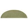 vidaXL Tapis de marches d'escalier 15 pcs Vert 65x21x4 cm