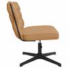vidaXL Chaise pivotante de bureau beige bouclé comme de la laine tissu