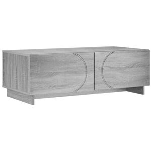 vidaXL Table basse Sonoma gris 102 x 50,5 x 35 cm Bois composite