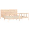 vidaXL Cadre de lit sans matelas 200x200 cm bois massif de pin