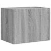 vidaXL Tables de chevet murales 2 pcs sonoma gris 45x30x35 cm