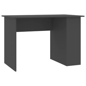vidaXL Bureau Gris 110x60x73 cm Agglom&eacute;r&eacute;