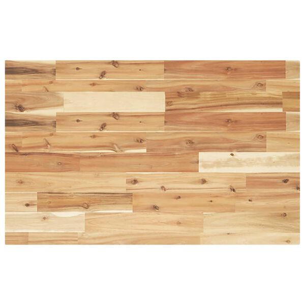 vidaXL Dessus de table rectangulaire 60x50x4 cm bois massif d'acacia