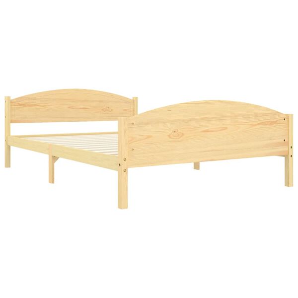 vidaXL Cadre de lit sans matelas bois massif de pin 140x200 cm