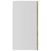 vidaXL Vitrine suspendue "Lyon" Chêne Sonoma 60 x 31 x 60 cm Bois d'ingénierie