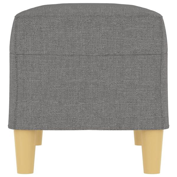 vidaXL Banc Gris fonc&eacute; 70x35x41 cm Tissu
