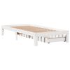vidaXL Cadre de lit avec tiroirs sans matelas blanc 90x200 cm