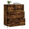 vidaXL Commode ch&ecirc;ne fum&eacute; 69,5 x 34 x 90 cm bois d'ing&eacute;nierie