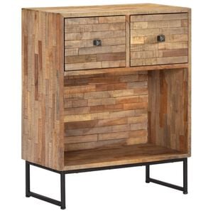 vidaXL Buffet Bois de teck recycl&eacute; 60x30x75 cm